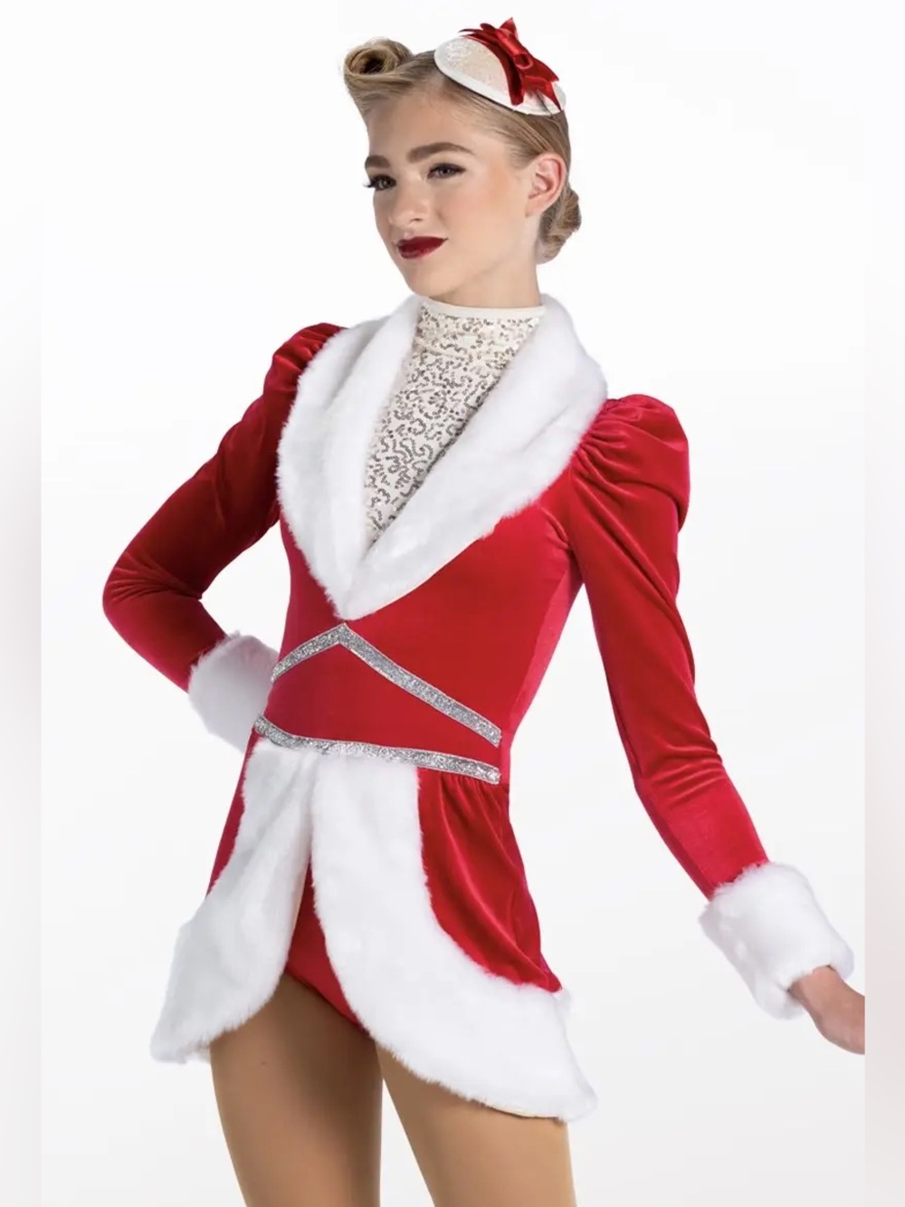 Weissman style 13540 NWT Santa’s Gonna Rock and Roll size MC, color red and wt